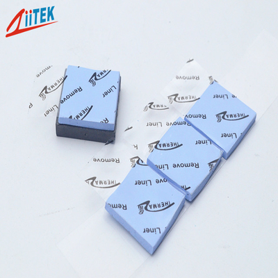 Blaues Ufer 00 der Kühlkörper-Auflagen-1.2W/M-K Hardness 12±5 für Mikrowärmerohr