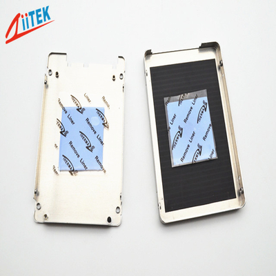 94 Kühlkörper-thermische Auflagen-klebrige Isolierung V0 1.5W/MK blaues CPU-Laptop-Abkühlen