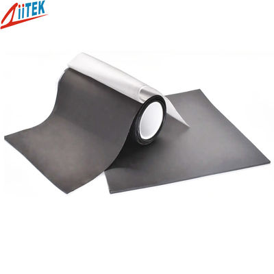 TIS300 leitfähiges Silikonmaterial 65±5 Shore 00 Härte Nickel / Graphit für Industriezwecke