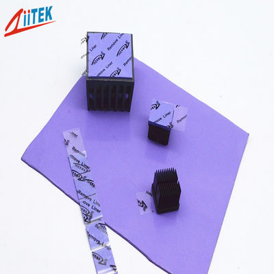 Premium-Soft 2,5W Blauviolett-Silikon-Wärmepad für elektronische Geräte
