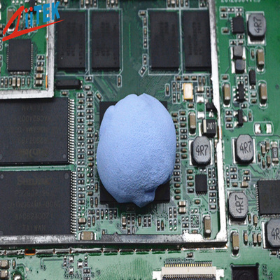 Blaue Wärmeleitende Putty Wärmeübertragung Silikongel 2,5 g/CC Für die Telekommunikationsindustrie