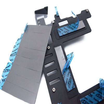 Selbstklebendes graues thermisches Silikon-Leitpad 7,5 W für AI-Prozessoren AI-Server Wärmeableitung