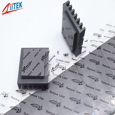 China Factory dunkelgraue Dichte 3,5 g/cm³ Wärmeleitpad – 40 bis 160 ℃ Leitfähigkeit 8,0 W für Grafikkarte