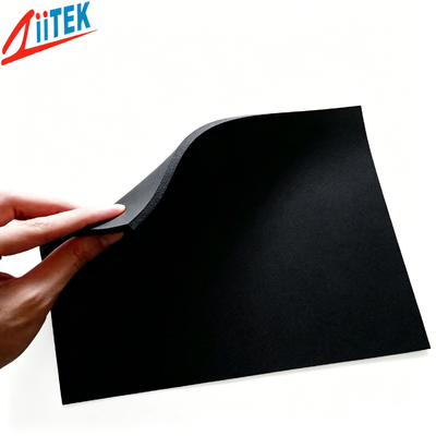 Dämpfendes Schalldämmungs-schwarzes Silikon-Schaummaterial für Flugzeuge, Hochgeschwindigkeitszüge und Automobile