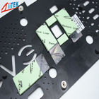 Grüne Farbelektronischer thermischer Gap-Filler, Ufer 00 Gpu IC Chip Thermal Conductive Pad 45 für GPU