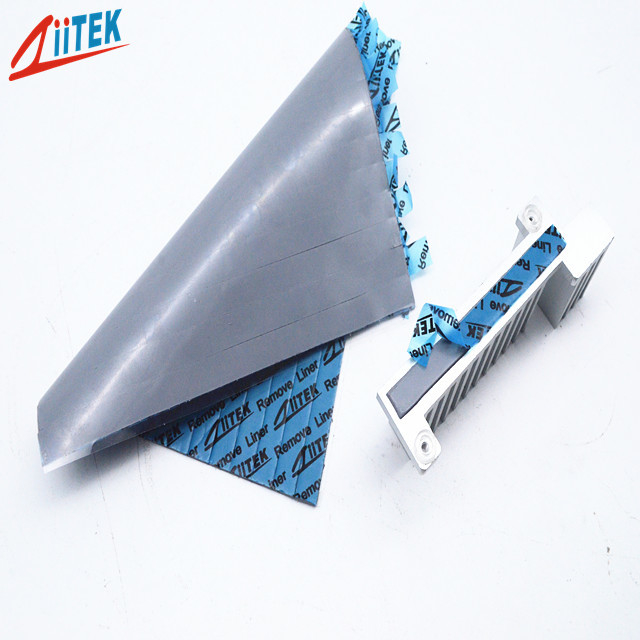 Graue Farbe Die Cut Thermal Silicone Leitpad für GPU CPU Heatsink Kühlung