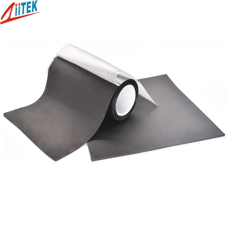 TIS300 leitfähiges Silikonmaterial 65±5 Shore 00 Härte Nickel / Graphit für Industriezwecke