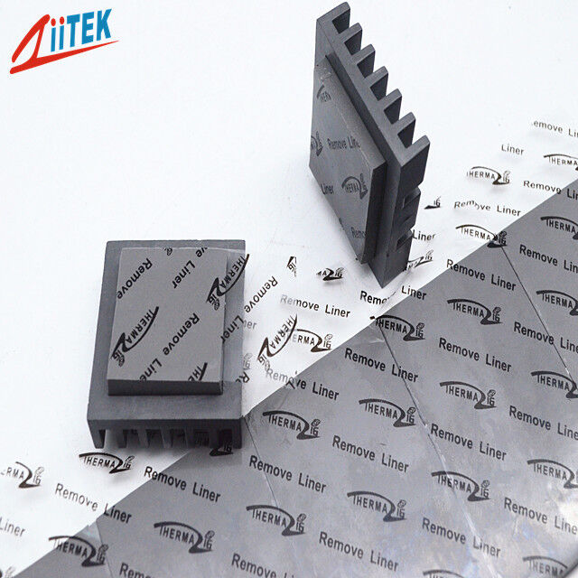 China Factory dunkelgraue Dichte 3,5 g/cm³ Wärmeleitpad – 40 bis 160 ℃ Leitfähigkeit 8,0 W für Grafikkarte