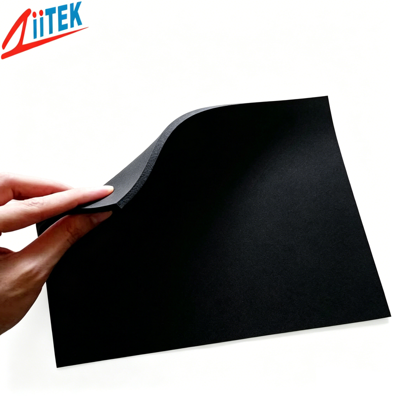 Dämpfendes Schalldämmungs-schwarzes Silikon-Schaummaterial für Flugzeuge, Hochgeschwindigkeitszüge und Automobile