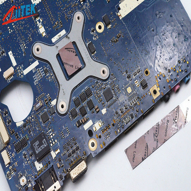 Garnet Telecommunication Hardware Naturally Tackys 6,2 W Stärke der Silikon-thermische Auflagen-0.25-5.08mm